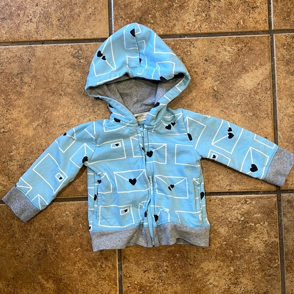 monica and andy Other - Monica and Andy Baby Blue Heart Letter Jacket Size 6-9M!